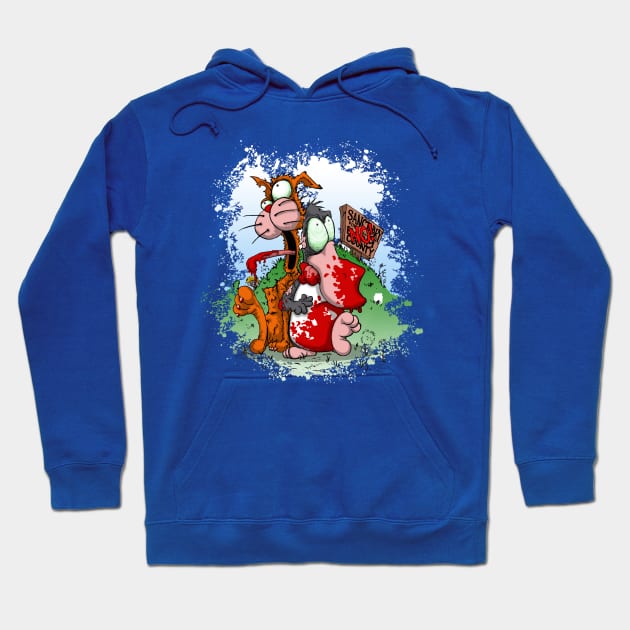 The Walking Bloom Hoodie by CuddleswithCatsArt